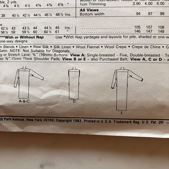 McCall‎ Sewing Pattern 8813 Women’s Dresses Size 12, 14 & 16 Vintage Uncut - Picture 12 of 13